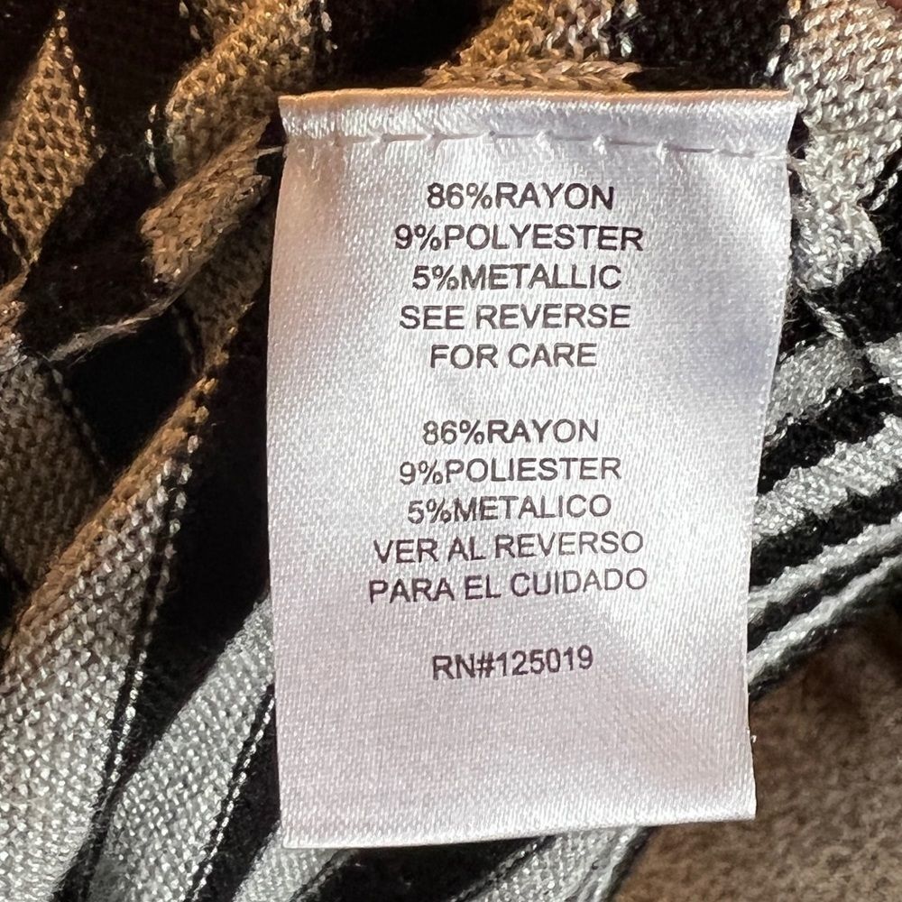Joseph A Striped Turtleneck Sweater - Picture 7 of 7